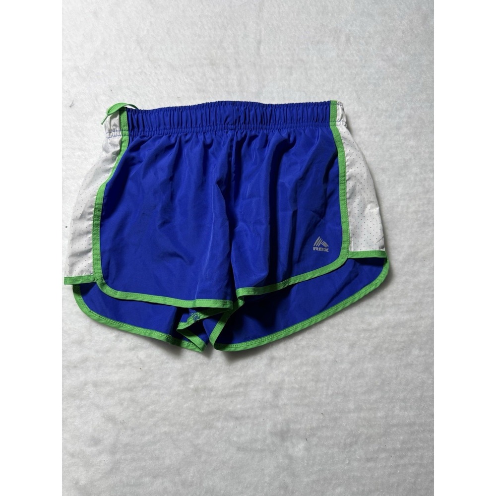 RBX Women's Running Shorts‎ Small Blue Green Athletic Gym Workout Activewear
